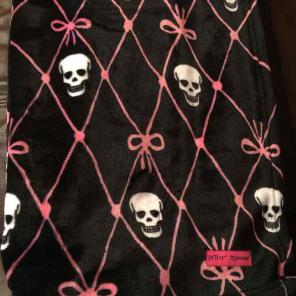 Skeleton Plush Blanket/Throw