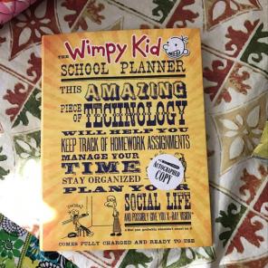 Diary Wimpy Kid School Planner Signed
