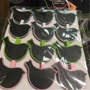 Debra Lily table chalkboards name clips