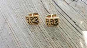 Vintage Swank Drama Faces Cufflinks