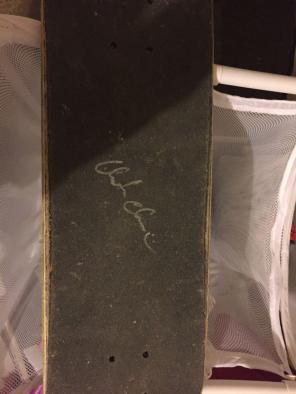 christopher chann signed deck and shirt
