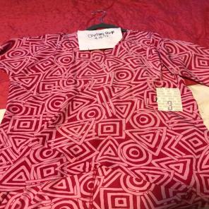 Lularoe Bianca Size Large 3 Pink Geo