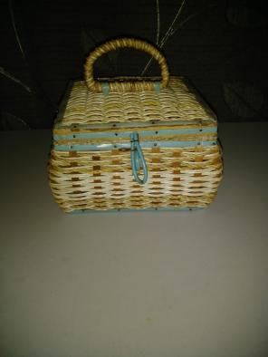 Vintage sewing basket