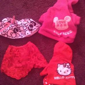 Dog clothes bundle size x small