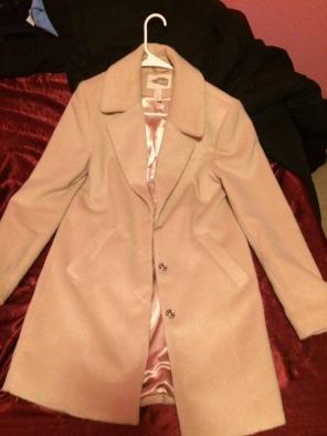 Forever 21 Longline Plush Pink Coat