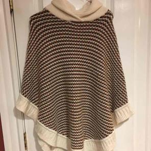 Talbots Wool Poncho