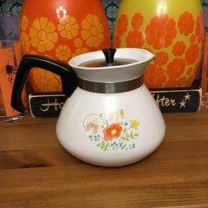 Corningware Wildflower 6 Cup Teapot