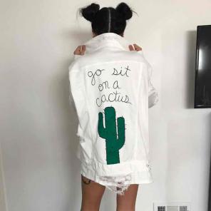 White Denim Jacket