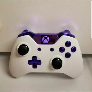 Custom Xbox One Controller Purple Chrome