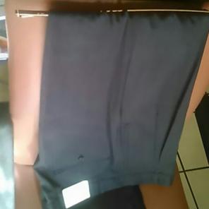 NEW dress pant 36 wool silk gray unhemed