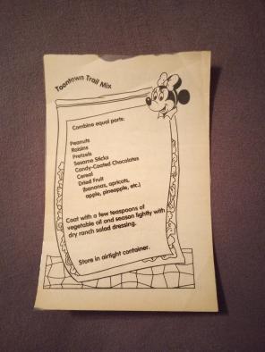 Toontown trail mix recipe