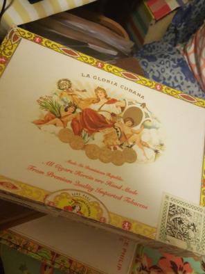 La Gloria cubana cigar box vintage