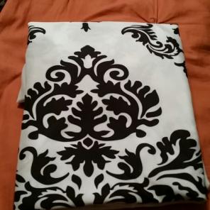 Black and White Shower Curtain