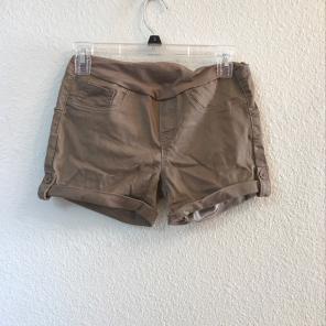 Maternity Small Tan Shorts