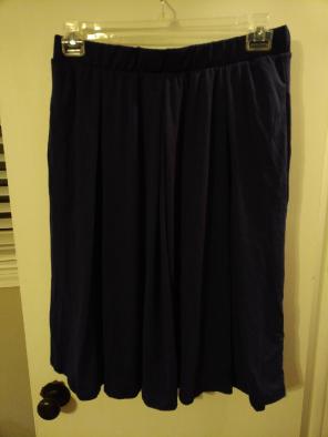 Lularoe Madison Skirt - Solid Navy