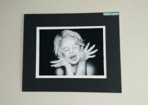 Painting Laughing Child