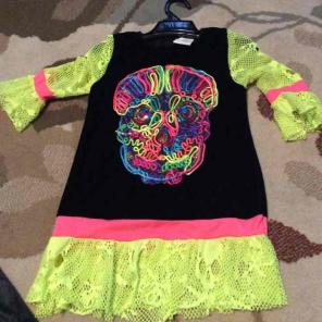 Girls Skeleton Costume