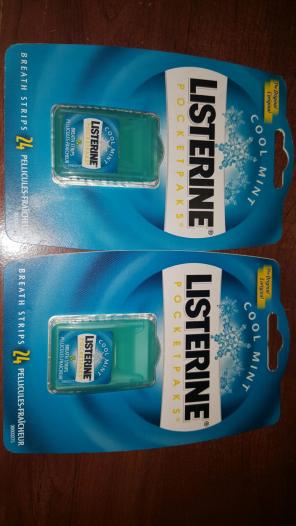 NEW 2 Packs of Listerine Pocket Paks