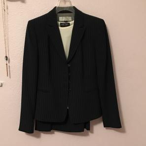 Tahari Dress Coat And Skirt W/Milano Top
