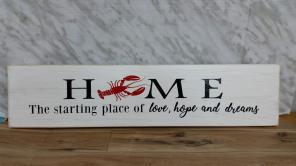Home Lobster Sign