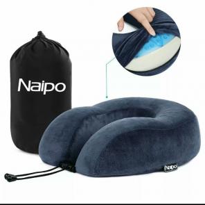 Travel Pillow with cooling gel and bag