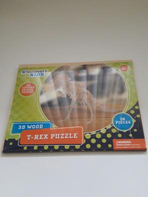 Discovery Kids 3D Wood T-Rex Puzzle