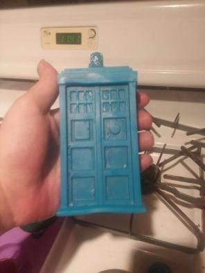 Handcrafted tardis soap!