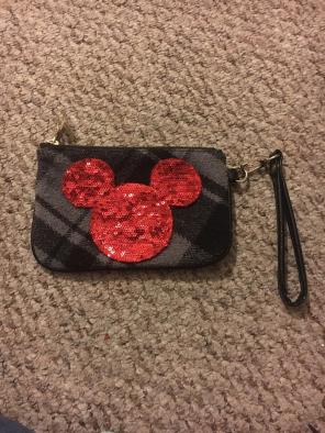 Rare glitter mickey mouse hand bag
