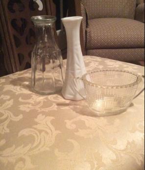 Antique Milk Glass And More