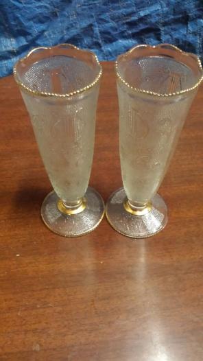 Vintage champagne glasses
