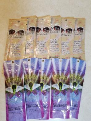 11 Assorted Tanning Lotion Packets
