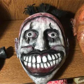 Twisty the clown clay wall hanger