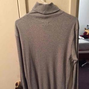 Mens Grey Turtleneck