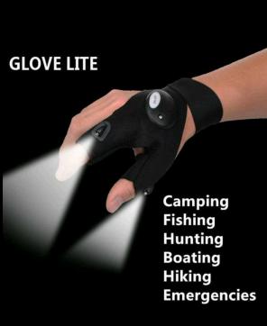 Glovelite fingerless led lights new