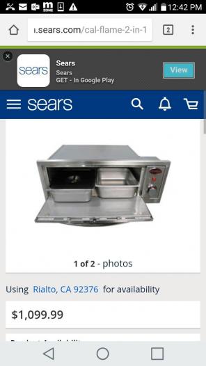Cal flame Pizza Oven