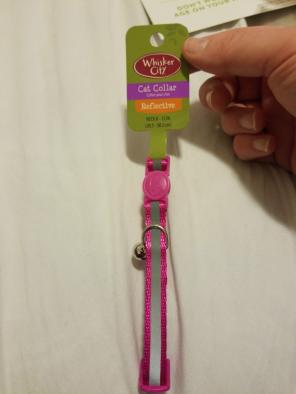 Whisker city reflective cat collar