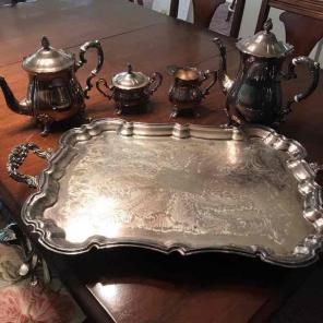 Leonard Silverplate tea set