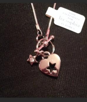 Lia Sophia Heart And Star Necklace