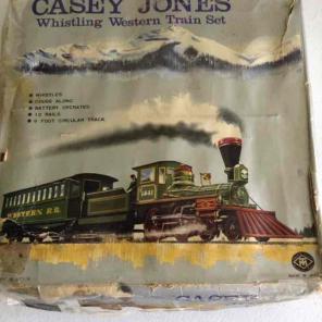 Vintage toy train set
