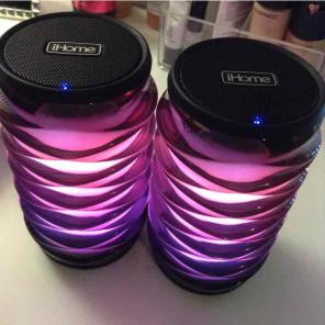 2 Ihome color changing speakers