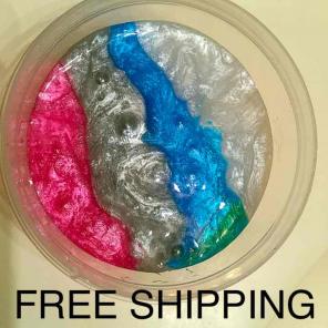 Metallic Color Slime free shipping