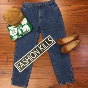 Vintage 80's Lee Mom Jeans 14 Petite