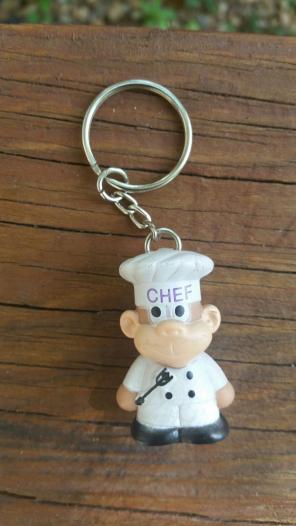 ♡chef keychain monkey rare & unique♡
