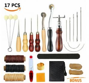 17 Pieces Leather Tools