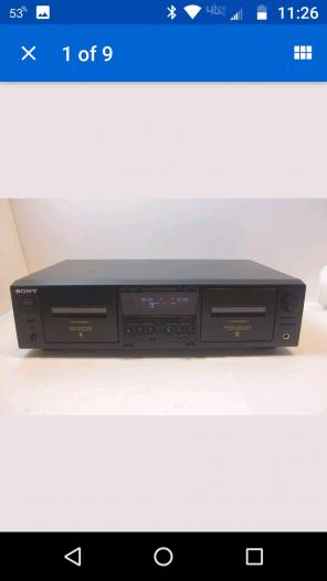 Sony Dual Cassette Player