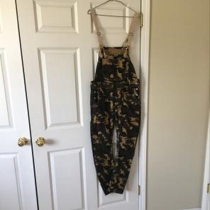 Men's Camo Overalls Size XL
