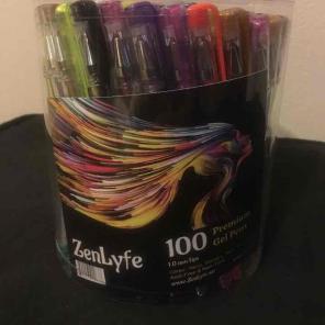 Zenlyfe 100 premium quality gel pens NEW