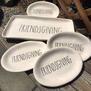 Rae Dunn Friendsgiving Platter Set