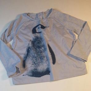 Baby Gap lt blue Penguin Shirt 2t