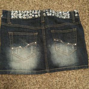 Denim Mini Skirt